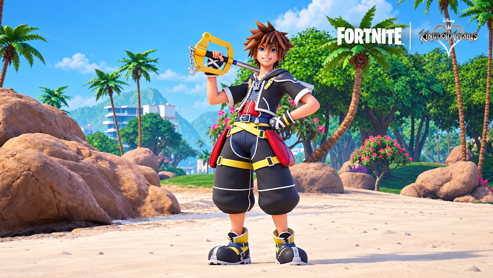 Sora Is Coming to Fortnite This Week as Kingdom Hearts Collaboration Finally Moves Forward