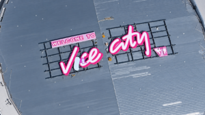 Rockstar Brings Vice City to Real-Life Miami With Giant GTA 6 Sign on Kaseya Center